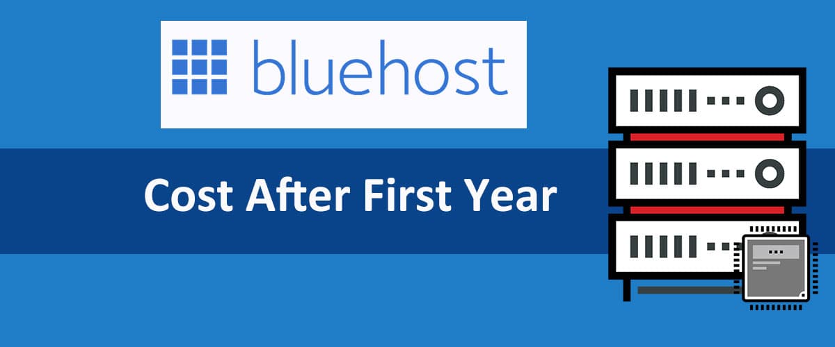 Bluehost cost after first year