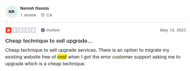 bluehost customer review