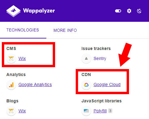 wix uses google cloud cdn