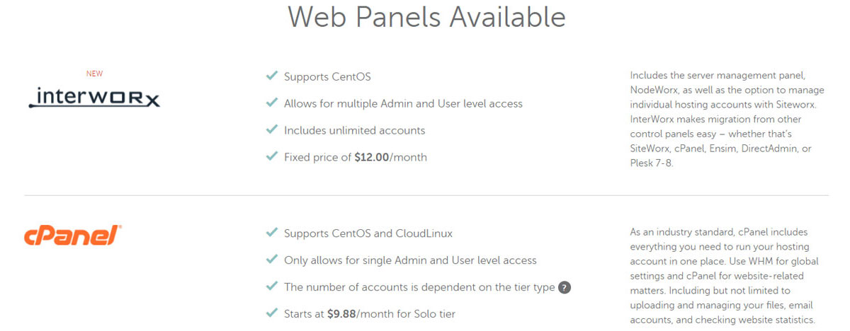 Hébergeur cPanel bon marché Namecheap
