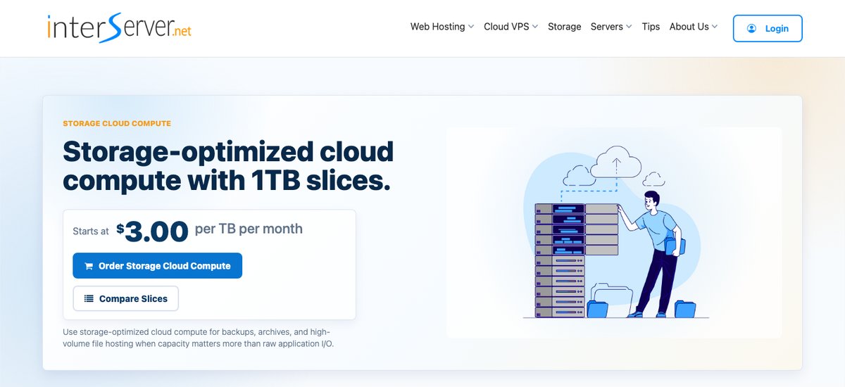interserver storage vps