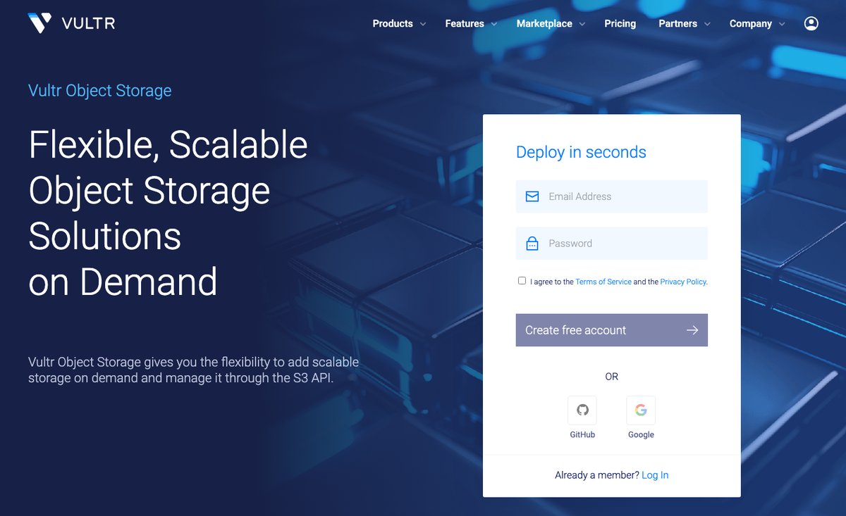 vultr object storage