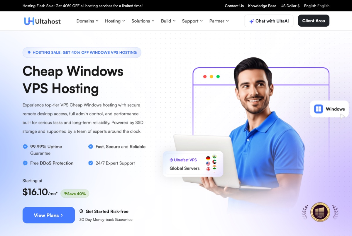 ultahost windows vps singapore