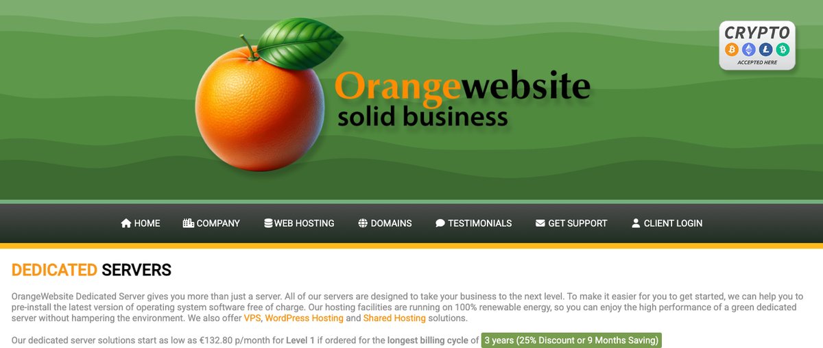 orangewebsite dedicated servers in iceland