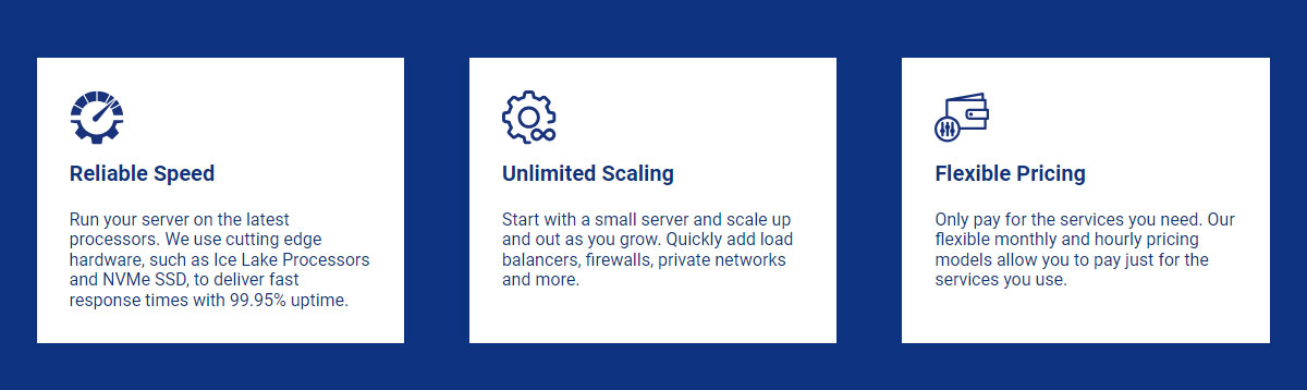 features to look for when choosing server