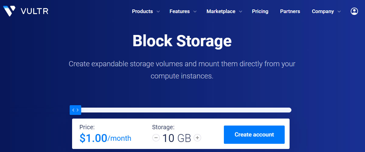 vultr cheap block storage cloud