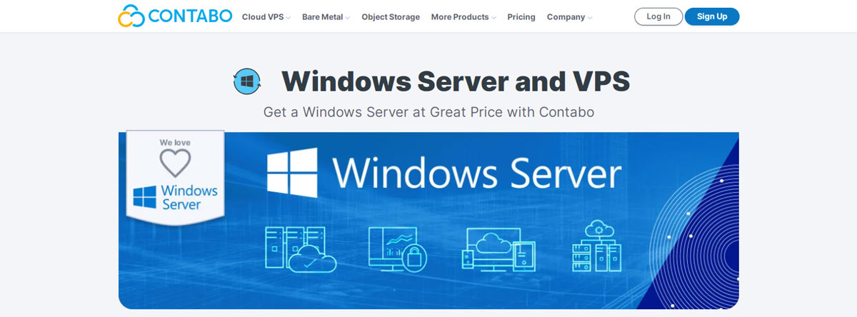 contabo windows servers