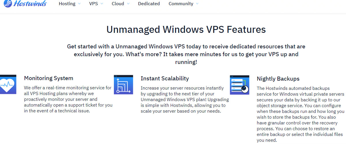 hostwinds vps windows