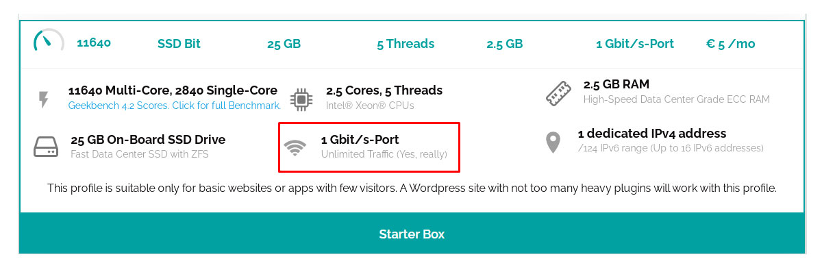 webdock 1 gbps