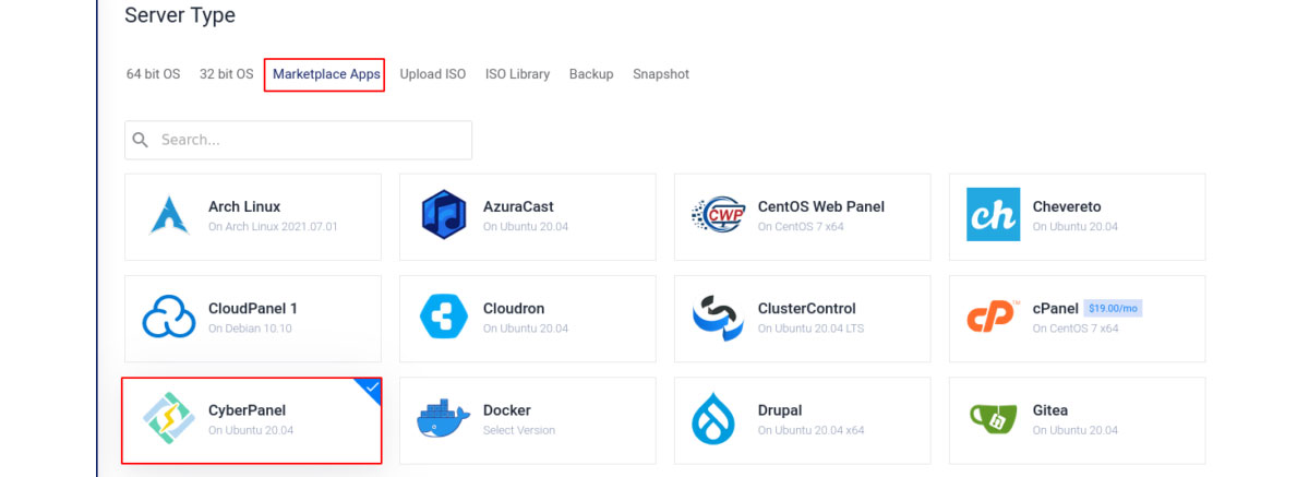 vultr cyberpanel vps hosting