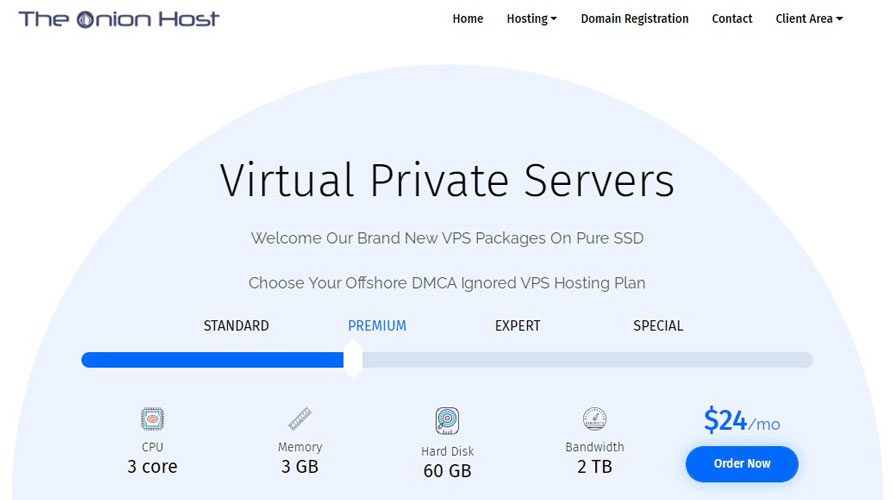 vps offshore ignorant le dmca de theonionhost