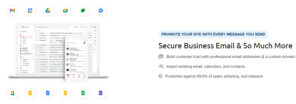 google workspace in dreamhost