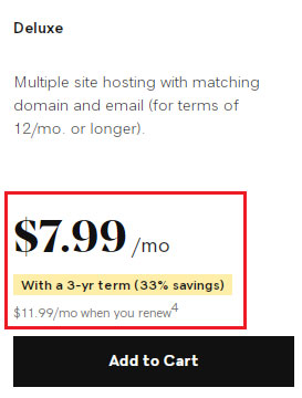 Godaddy Deluxe Plan