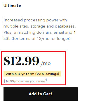 Godaddy Ultimate Plan