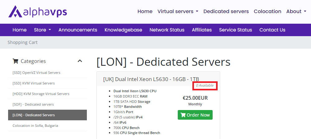 alphavps server prices