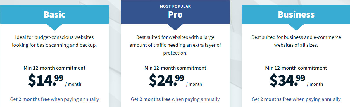 sitelock plan pricing