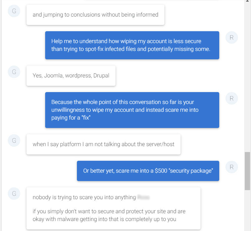 sitelock convincing to buy its services