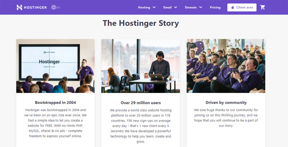 hostinger 29 million users
