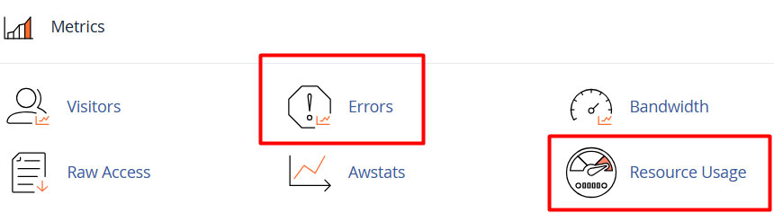 cpanel metrics