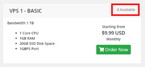 the onion host cheapest plan unavailable