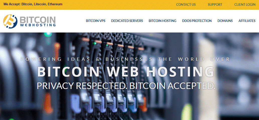 bitcoinwebhosting anonymous hosting