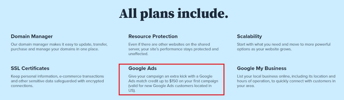 bluehost google ads