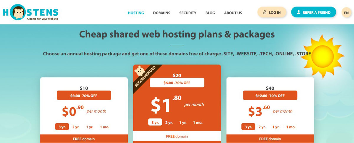 hostens wordpress hosting