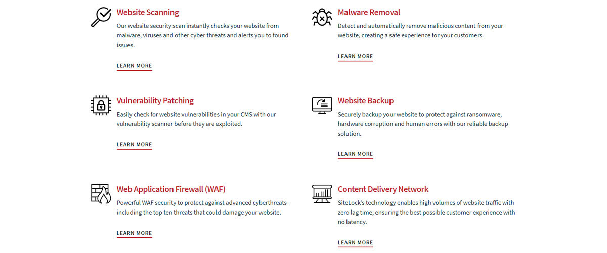 sitelock security features