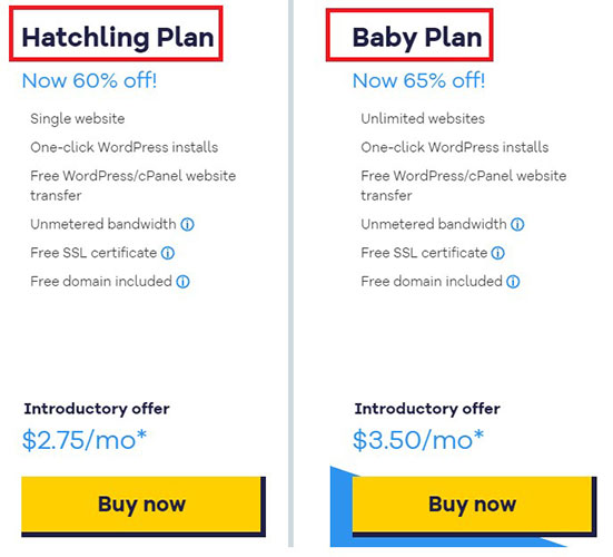 hostgator web hosting plans