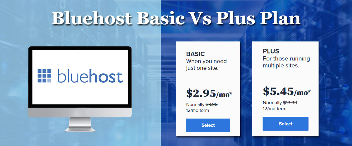 bluehost basic vs plus plan