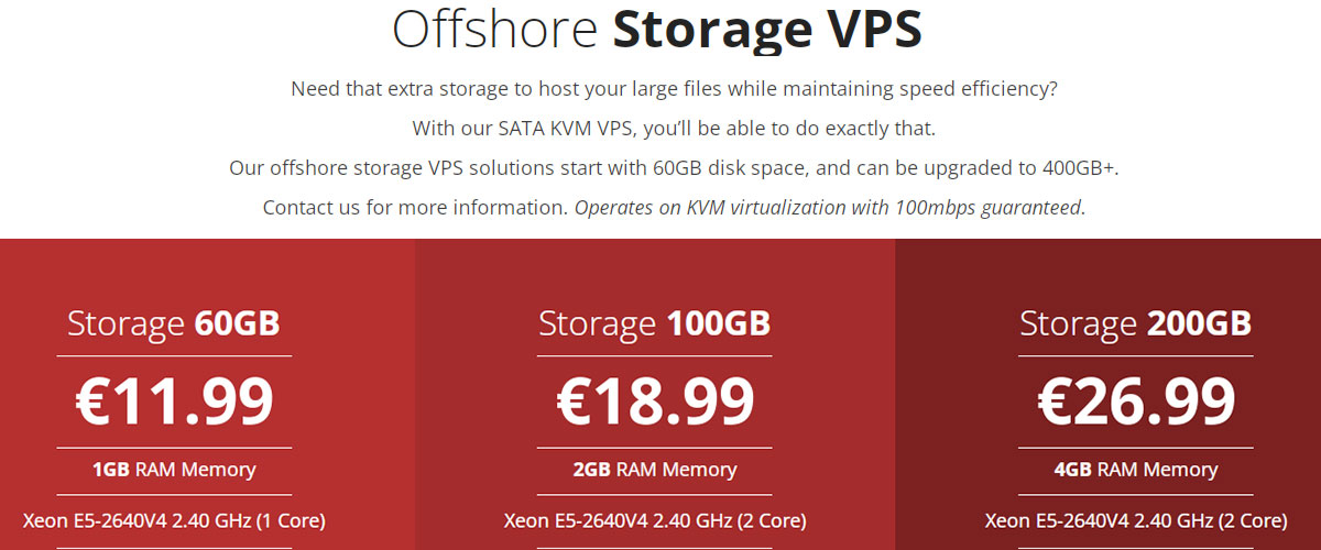 offshore storage vps