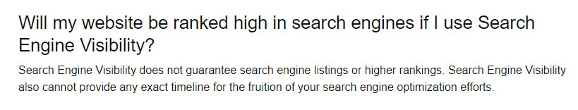 godaddy search engine visibility cons no guarantee