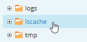 Server cache folder