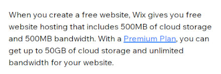wix hosting services