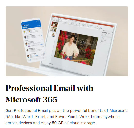Godaddy Microsoft 365 Professional Email