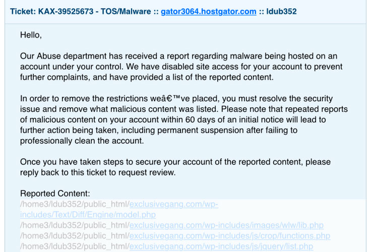 how hostgator deals with hacking