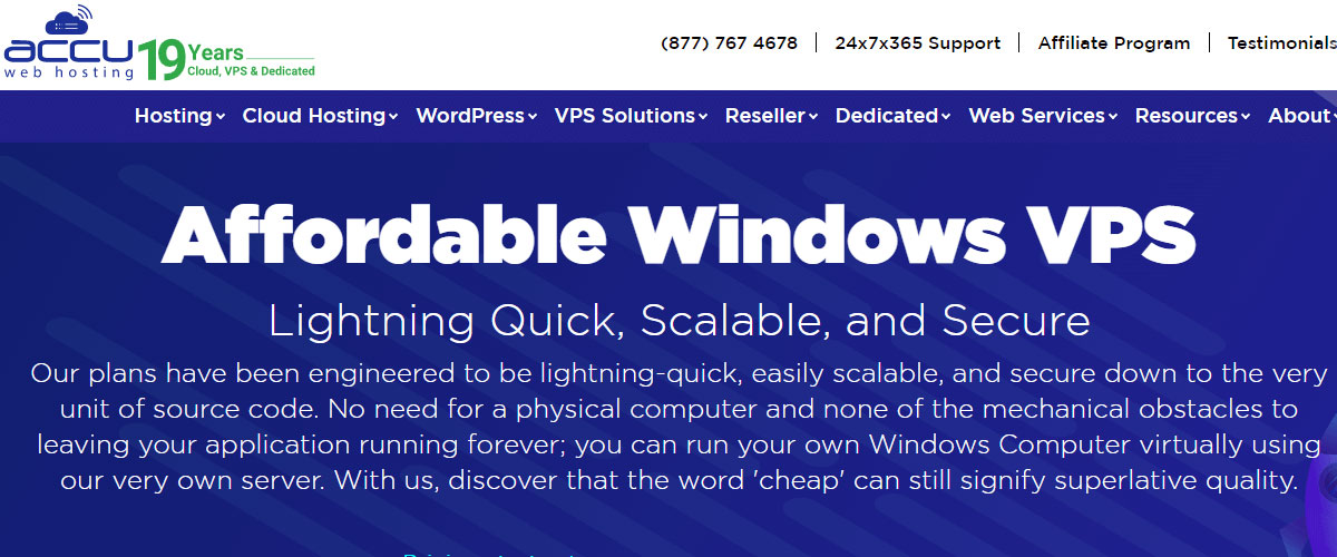 accuwebhosting windows vps