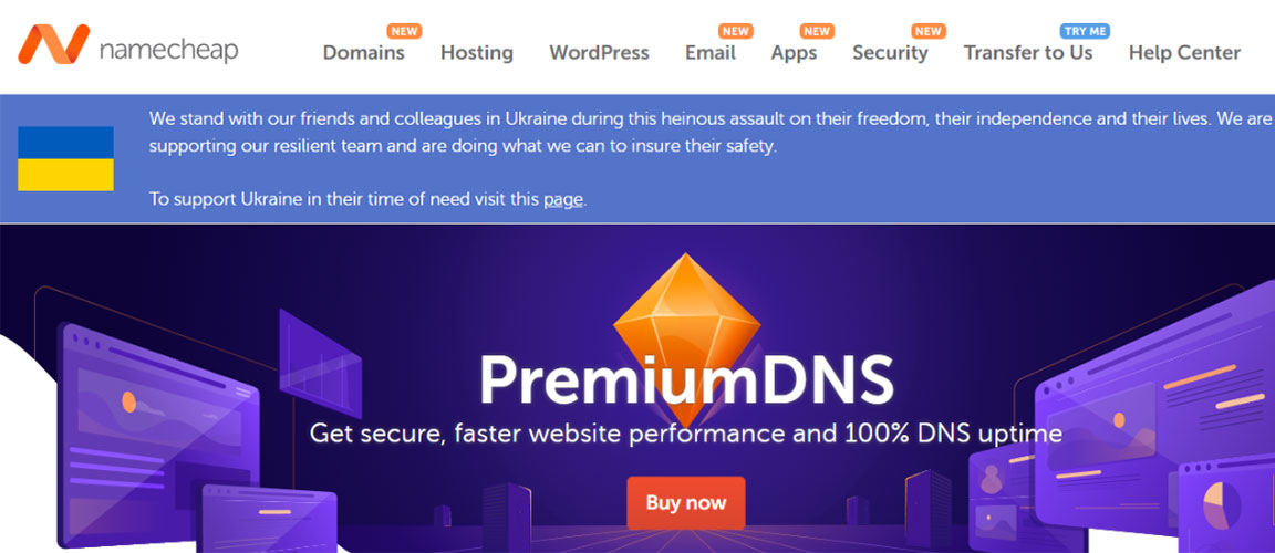 namecheap premium dns