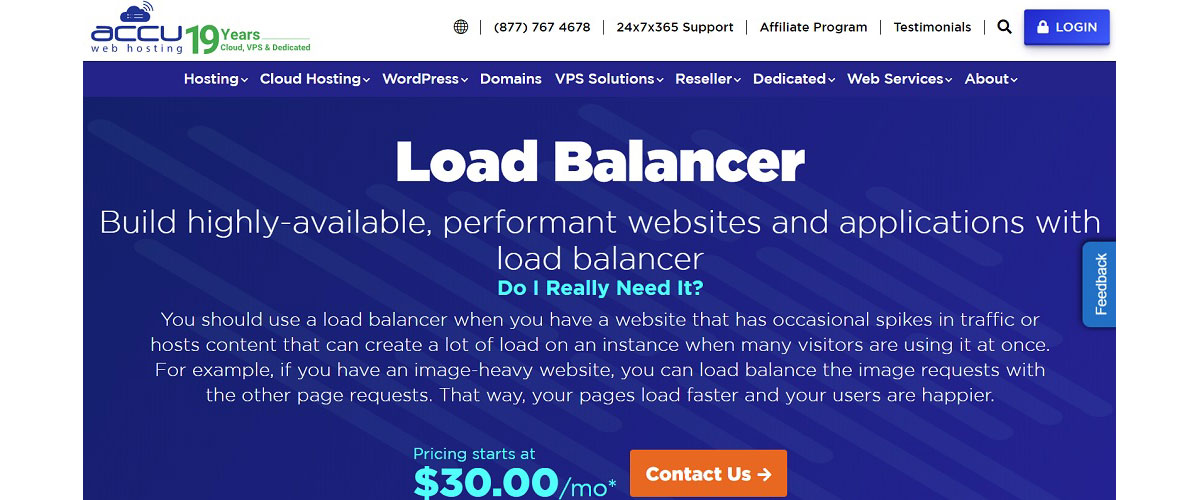 accuweb load balancer