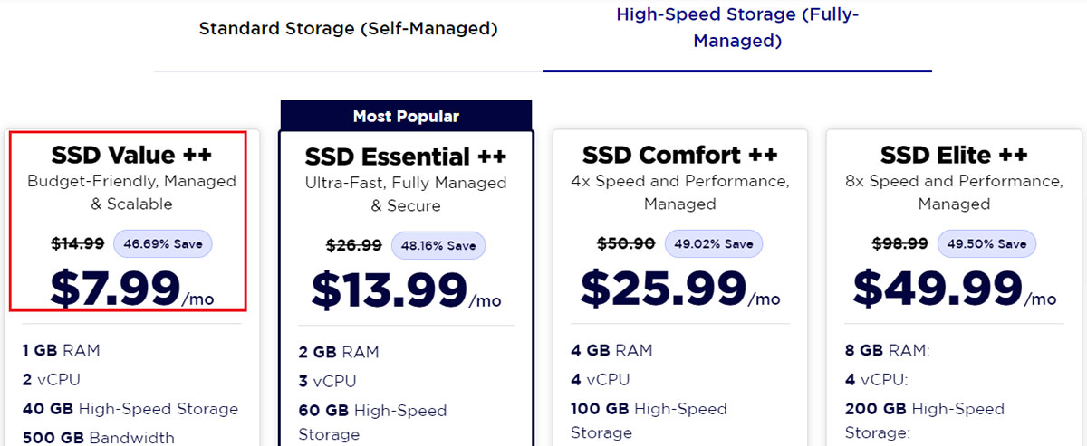 accuwebhosting classic opal price price fully managed