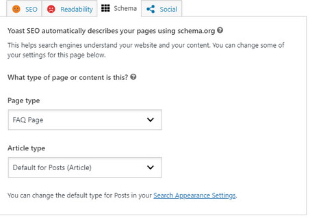 addition of schema with bluehost yoast seo