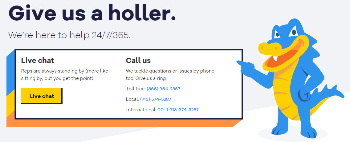 contact hostgator support