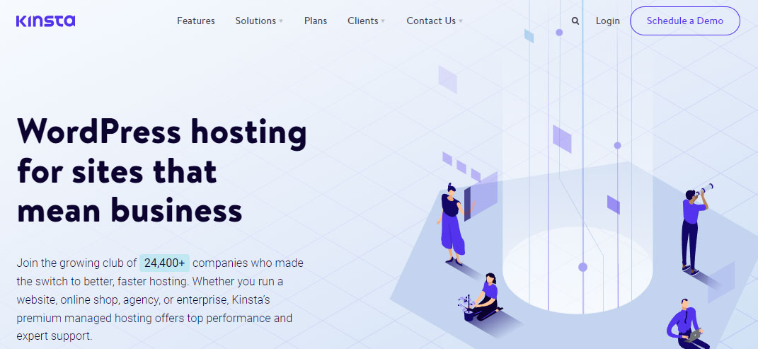 kinsta for wordpress sites