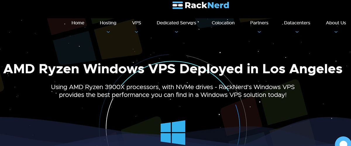 racknerd amd ryzen windows vps