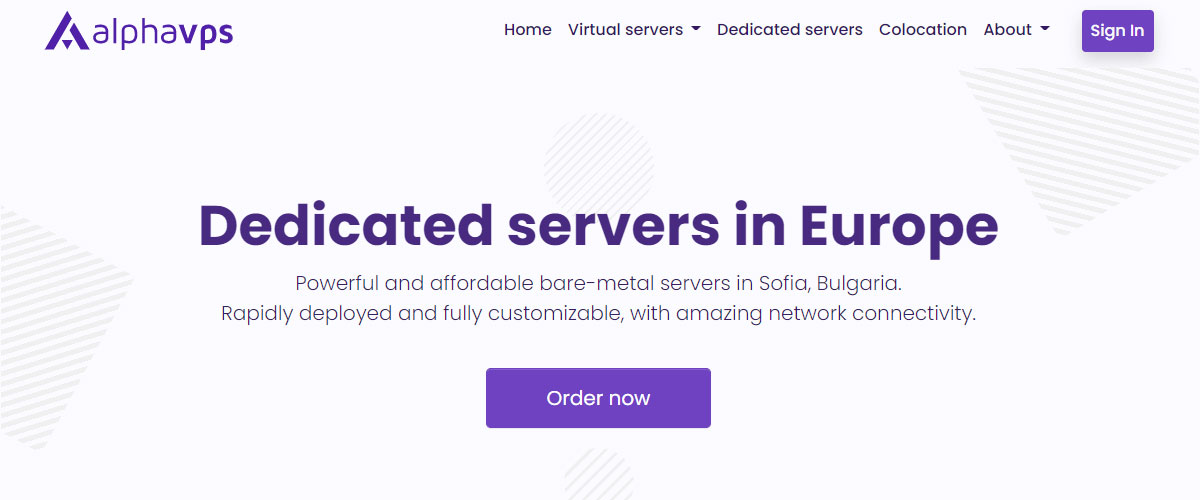 alphavps best dedicated server europe