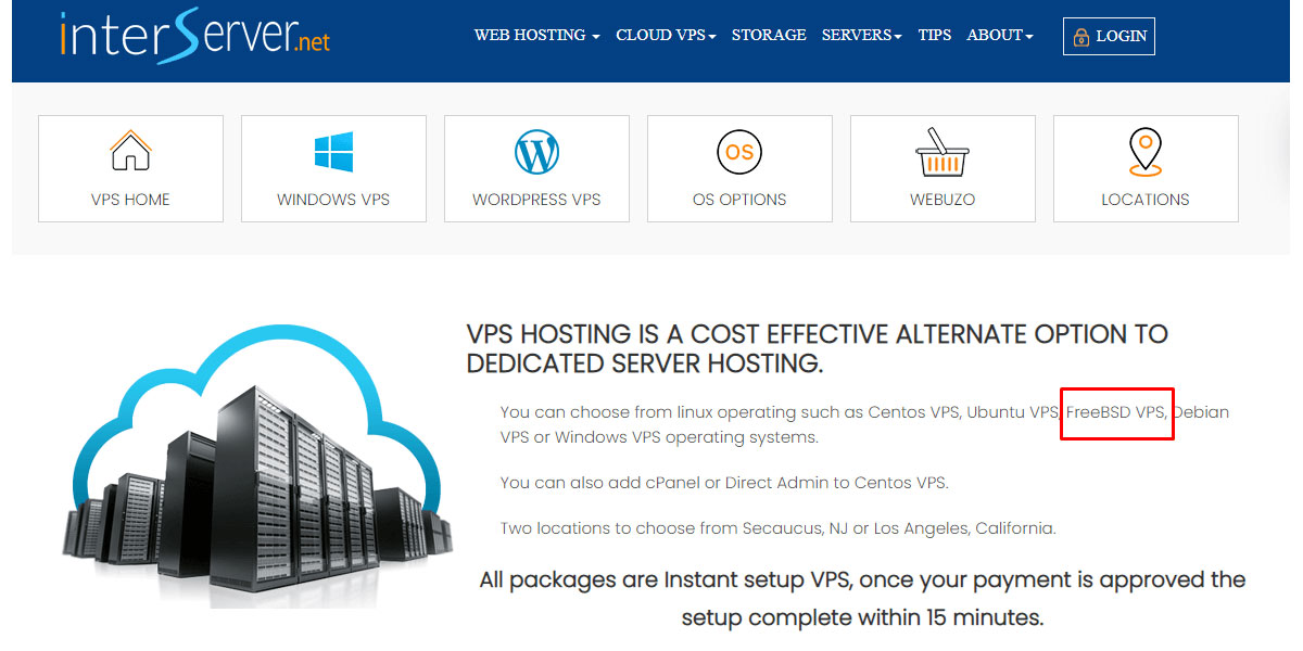 interserver freebsd vps hosting