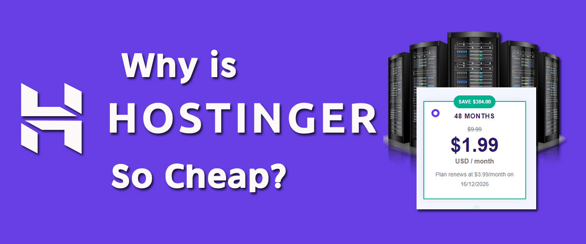 why is hostinger so cheap