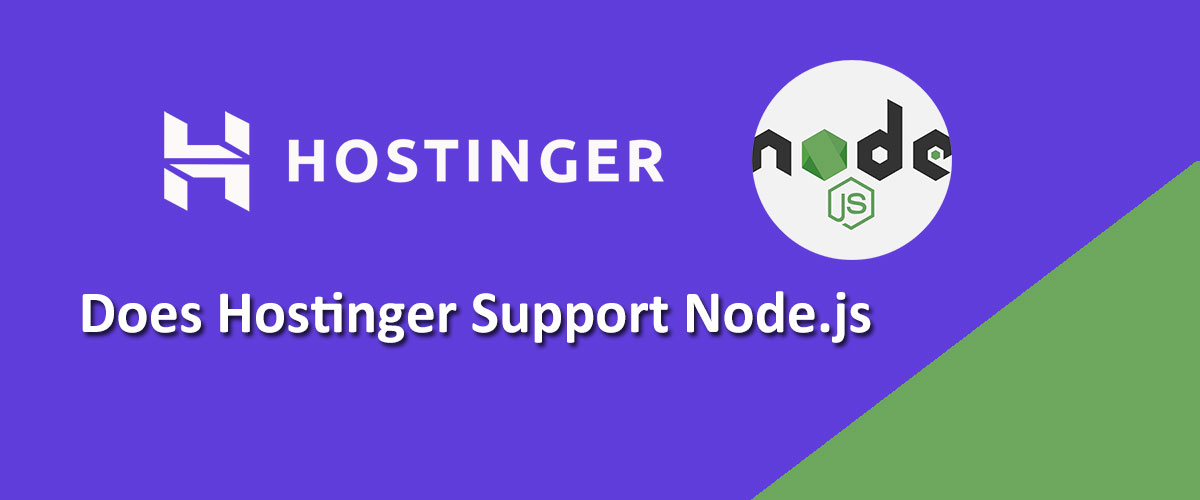 does hostinger support node js