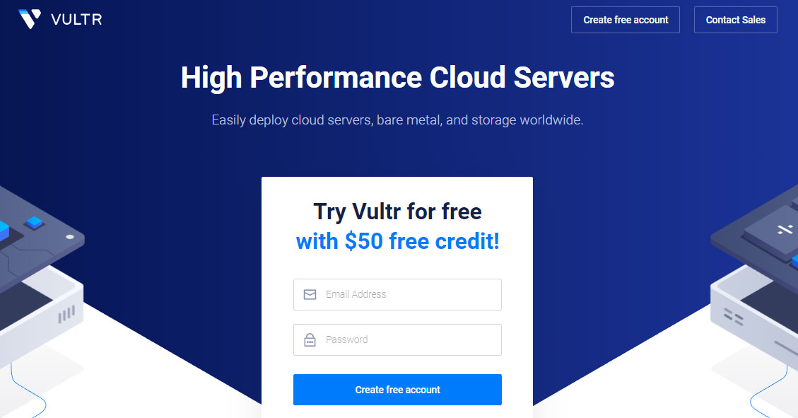 vultrs free trial offer