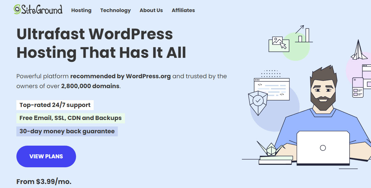 siteground shared hosting